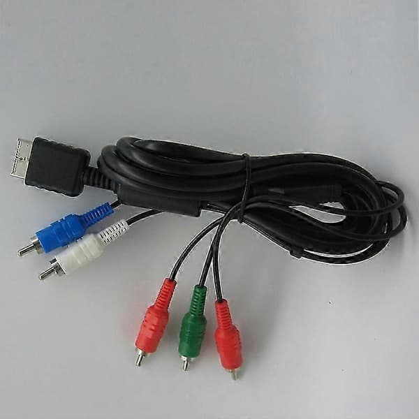 Ypbpr til PS2/PS3/PS3 Slim HDTV-TV HD Komponent AV-kabel 5-leder 6FT Black