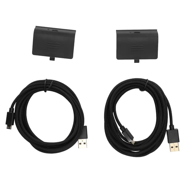 2 stk. Xbox One Controller Batteripakke Genopladeligt Play and Charge Kit med USB-kabel