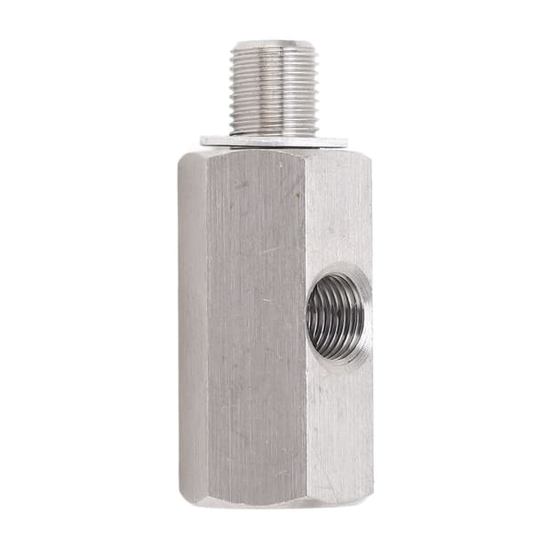 M10x1.0 oljetrykksensor T-adapter Turbo tilførselsledning måler rustfritt stål