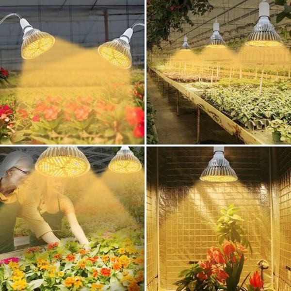 180W Plant Light, 120 LED Full Spectrum Plant Lamp, Plant grow glödlampa