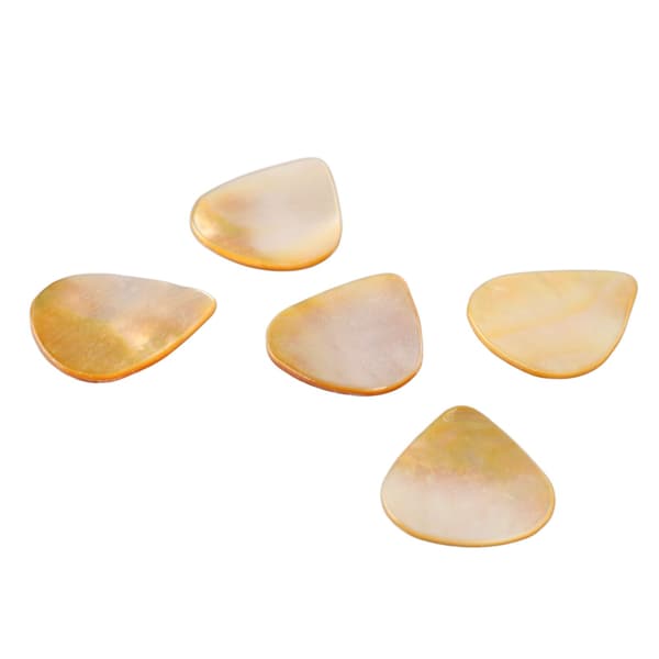 5 st gitarrplektrum Abalone Shell musikinstrument tillbehörsset för bas akustisk gitarr