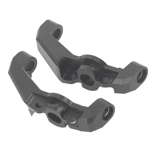 2 STK Sort Messing Antirust Caster Blok Front C Hub til Axial 1/18 UTB18 Capra RC Crawler