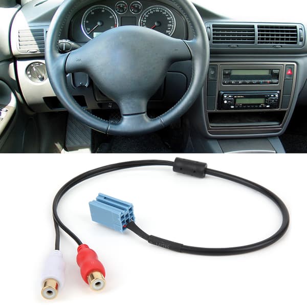 8-pin Mini ISO RCA-kabeladapter Blaupunkt Compact Disc Changer Bilstereo Line