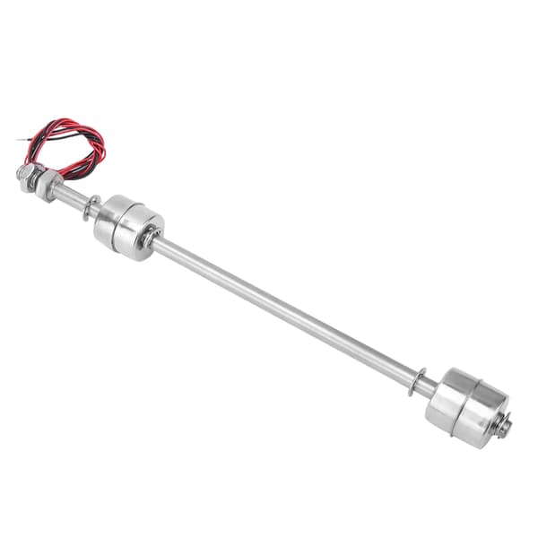 Rustfrit stål dobbelt kugle flydekontakt vandstand kontrol sensor 250mm