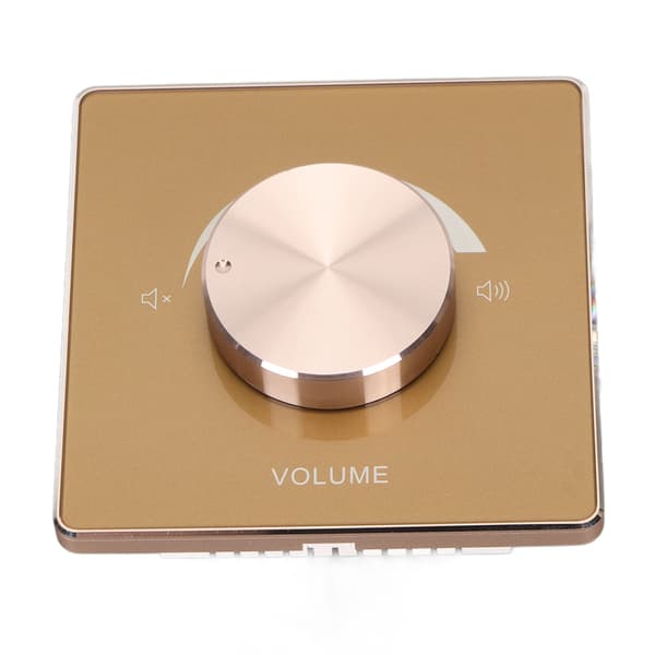 50W Lydstyrkeknap Aluminiumlegeringsramme 5 Position Konstant Modstand Tuning Switch Vægmontering