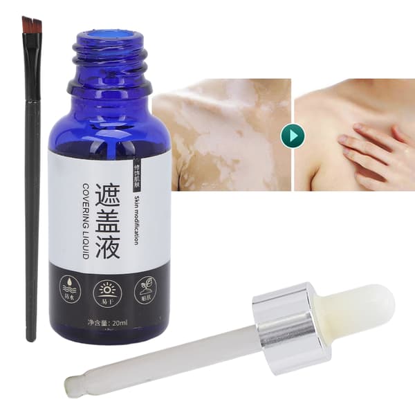 Vitiligo Concealer - Vanntett sminke for ansikt og kropp (20 ml)