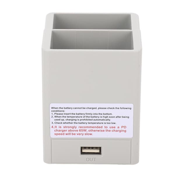 DJI Mini 3 Pro 2-veis batteriladingshub med batterinivåkontroll USB-lader