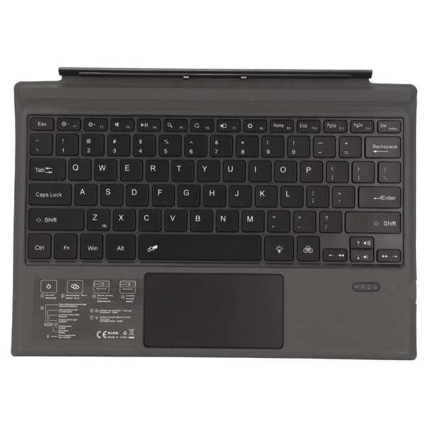Langaton Bluetooth-näppäimistö, ladattava, värikkäät näppäinhatut Surface Go3 Go2 SurfaceGo -tabletille