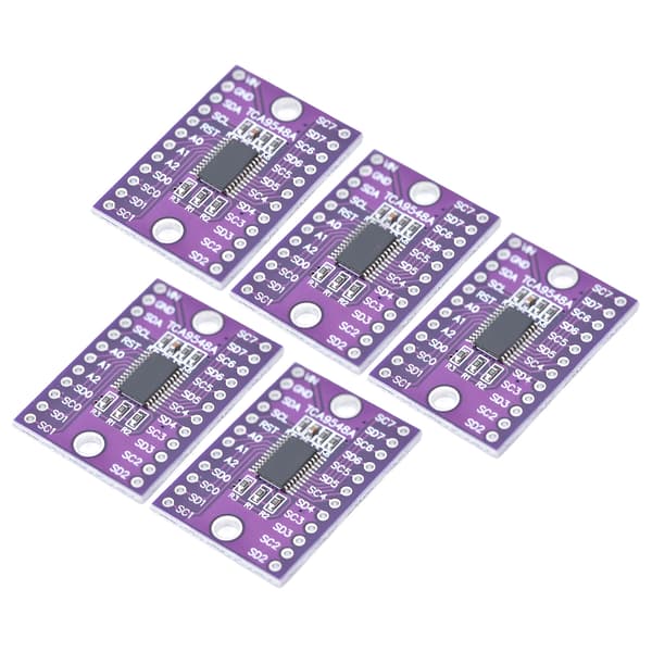 5 stk. TCA9548A I2C 1 til 8 Kanal Ekspansjonskort Modulsett for DIY
