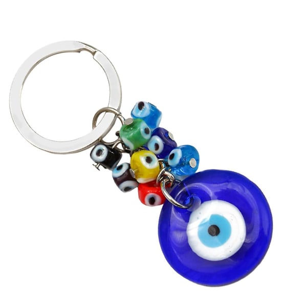 Turkish Devil Blue Eyes Key Chain Pendant Ornament Blue Bead Key Chain