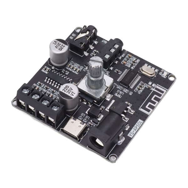 Højeffekts Dual Channel Stereo Digital Forstærkermodul 2x50W DC12 24V Bluetooth