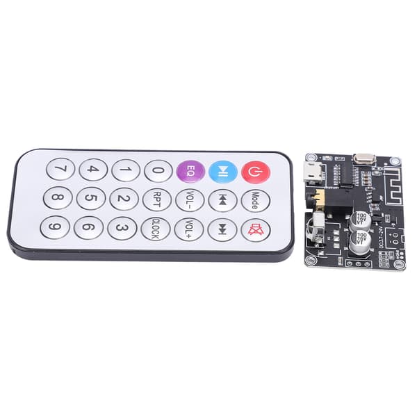 Bluetooth Audio Mottakerkort Stereo Effektforsterker Modul med Fjernkontroll XY-WRBT