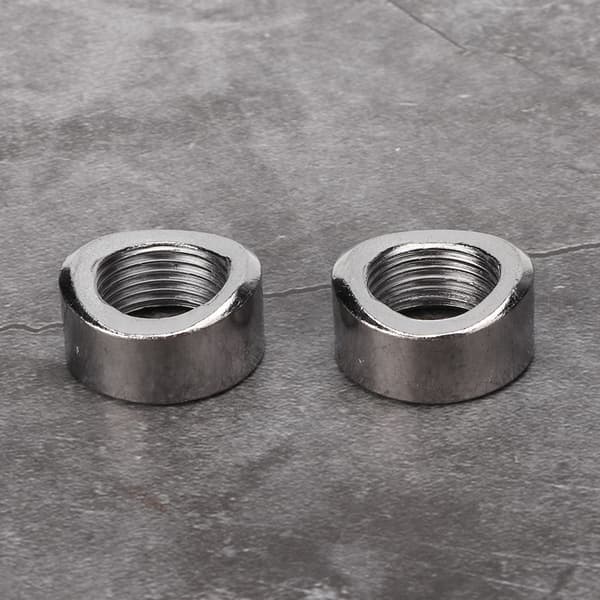 2 STK M18 X 1.5 Gjenge Jern Oksygensensor Buet Hakket Mutterplugg