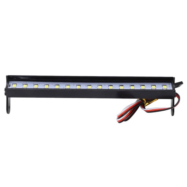 1 10 RC Takljusramp Universal Vit 15 LED-lamppärlor Monteringsfästen för RC Crawler Bil