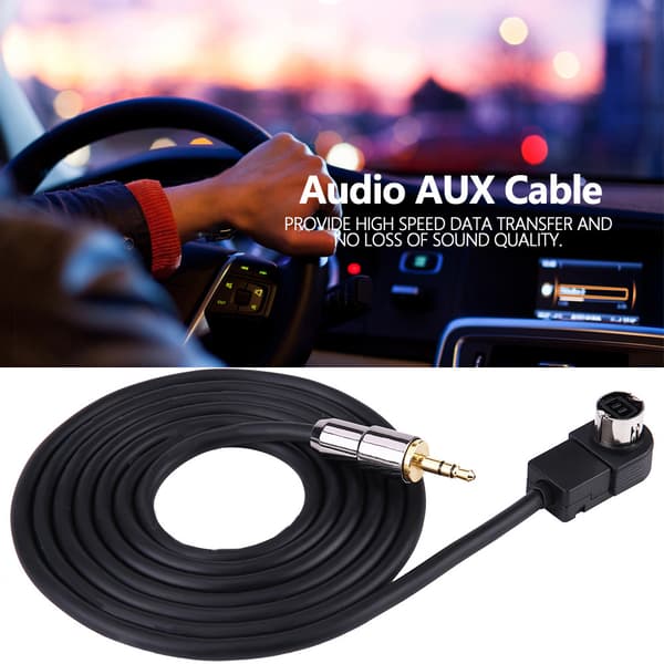 Auton audioradion AUX-sovitinkaapeli JVC/Alpine Ai-Net CD-soittimelle