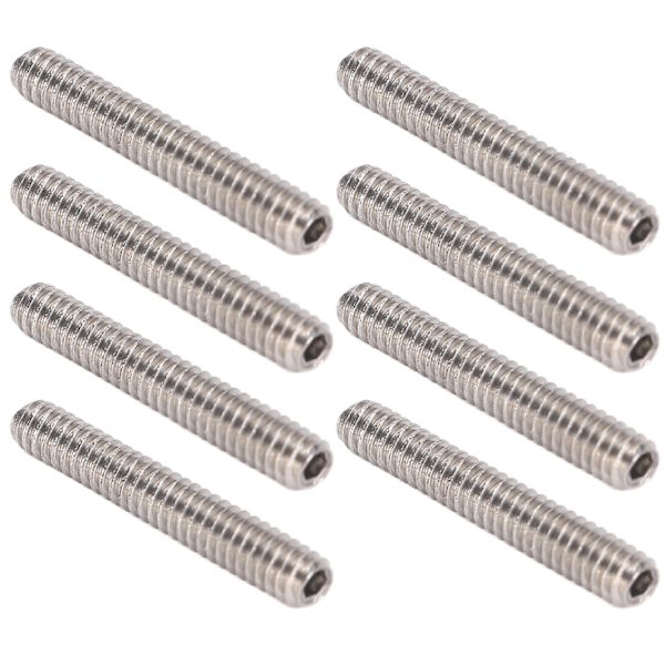 50 stk. A2-70 rustfritt stål settskruer M2x12 sett maskinvare festemidler sortiment sett