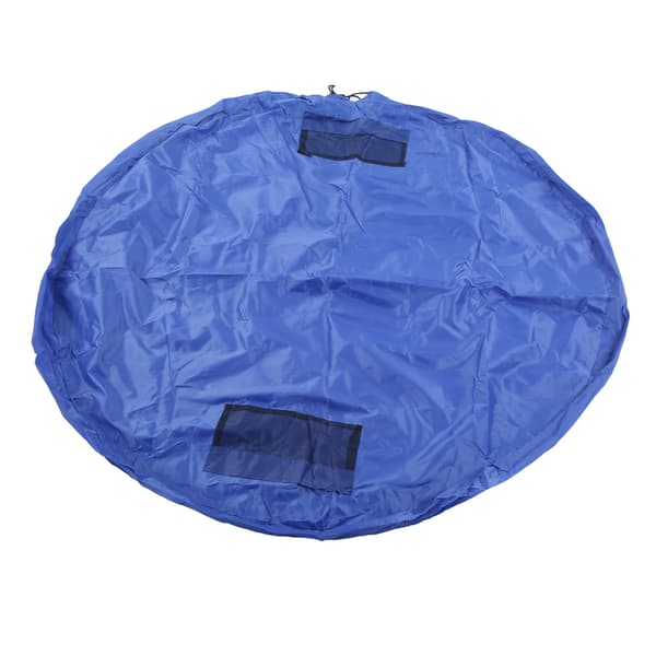 Vattentät leksaksförvaringsväska för barn Blå 140 cm diameter Dragsko Lekmatta Polyester Inomhus Utomhus