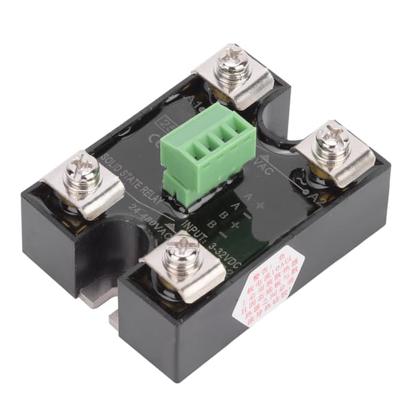 BERM Solid State Relay Dual Channel DC Control Dual Channel AC Single Phase SSR 24-480VAC (25A(BERM-SK25DA))