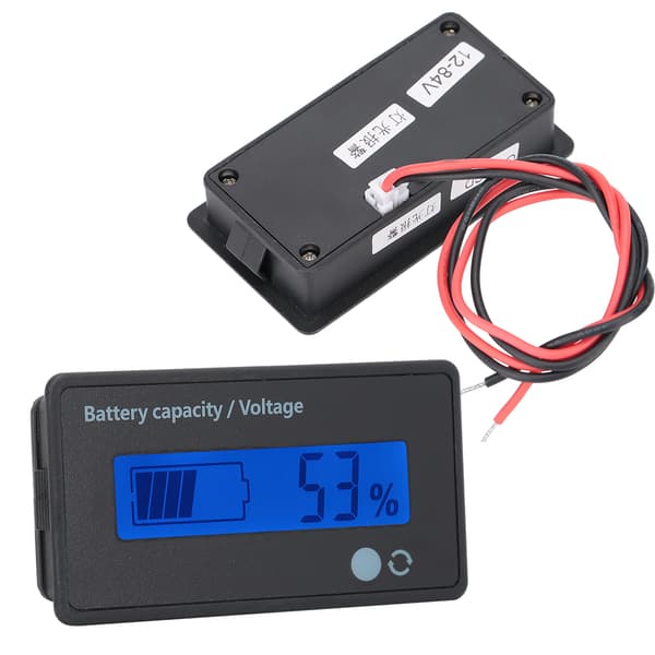 GY 6GD PCB HTN Batterikapacitetsmonitor LCD-display Blinkende Alarm 12V til 84V Blå