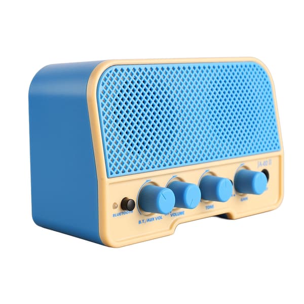 Elgitarrförstärkare Ren Overdrive Dubbla Kanaler AUX Bluetooth för att spela Sky Blue