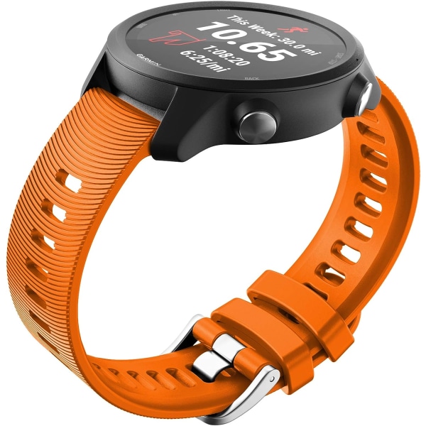 Rem för Garmin Vivomove HR / Vivoactive 3 / Vivoactive 3 Music / Forerunner 245/645 Music, 20 mm Premium Silikon QuickFit-remmar, flera färger (O