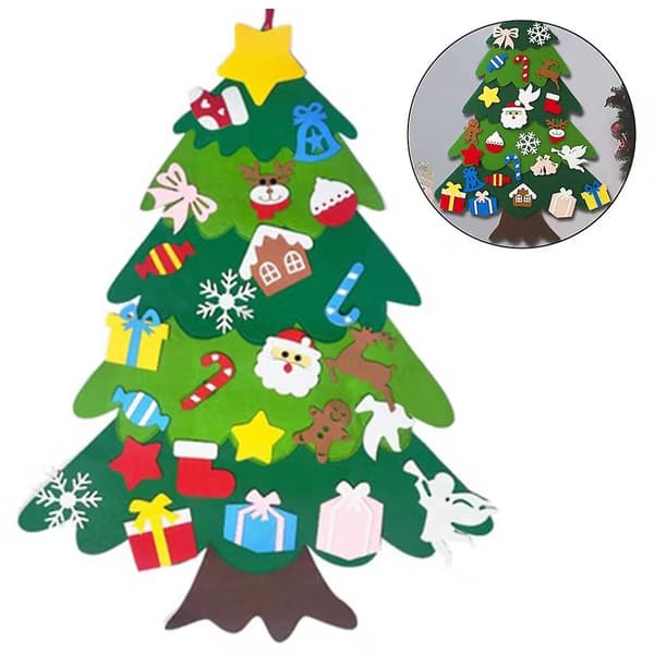Felt Christmas Tree - DIY Set for Kids, Christmas Tree Decoration