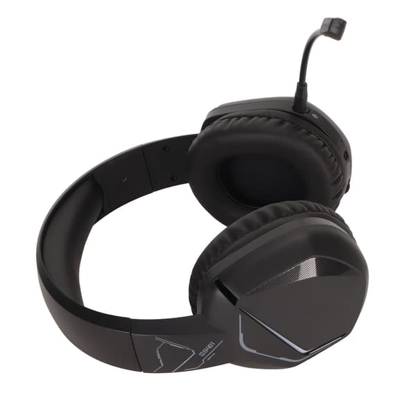 Bluetooth Gaming Headset RGB-belysning Lav Latency Støjreducerende 2.4G Trådløst Stereo Headset