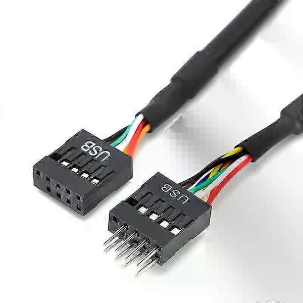 1 stk USB 2.0 Bundkort IDC 9-ben hun til USB 3.0 19/20 ben han Adapter bundkort USB 3.0 20 ben Header til USB 2.0 9-ben Kabel