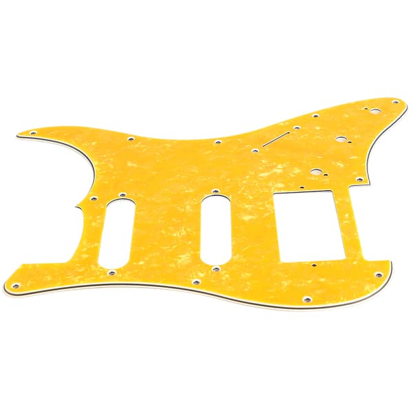 Elgitarr Plektrumskydd PVC Plastskydd Repskydd Frontplatta Panelöverdrag Instrumenttillbehör Gul Pärlfärg GSSH64