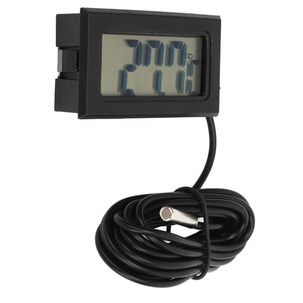 Digitalt termometer LCD-display vandtæt probe til inkubator temperaturmåler