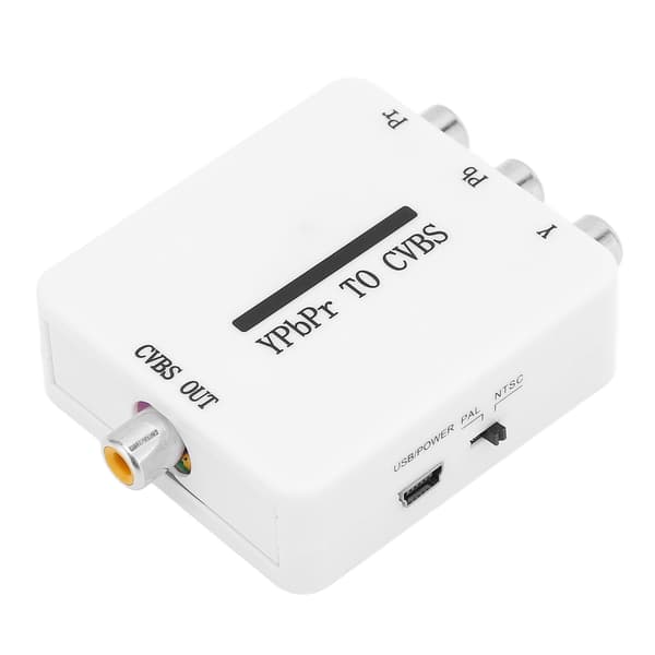YPbPr - CVBS Audio Video -sovitin projektoreille, monitoreille ja televisioille