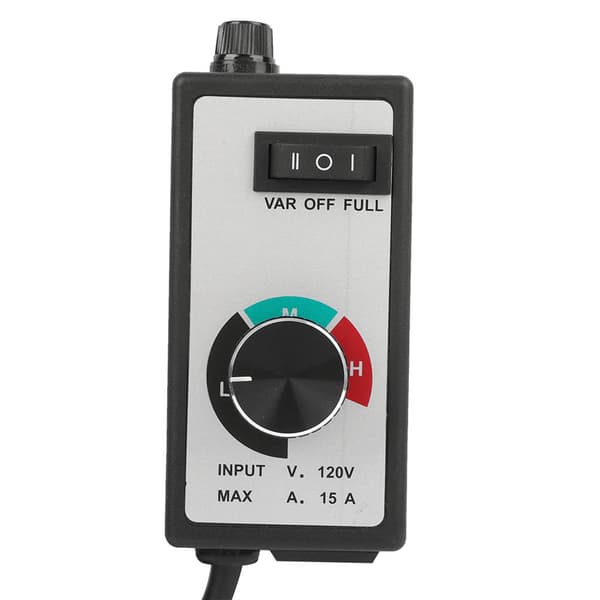 1800W variabel viftehastighetskontroller for hydroponisk inline avtrekksvifte US-plugg 110V med 1 meter kabel