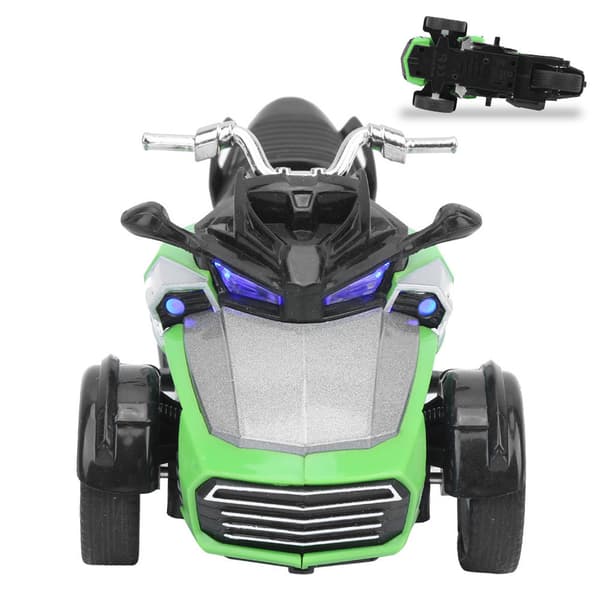 1:14 Legering Motorcykel Legetøjsmodel Høj Simulation Børn Kid Pull-Back Køretøj Legetøj Grøn Motorcykel Model