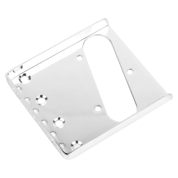 4-strängad gitarrsadelstallplatta Intonationsjustering Dekorativ elgitarrstallplatta GA393 Silver