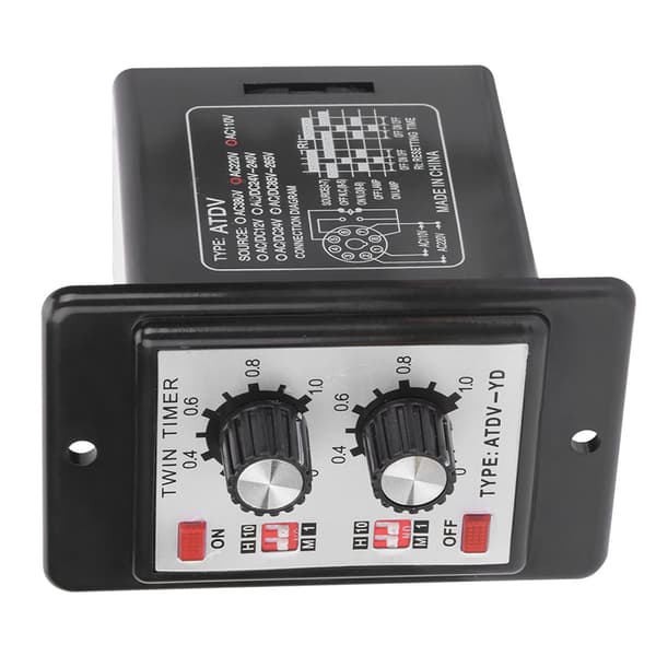 Knotkontroll Tidsbryter Relé På Av Timer Multi Seksjon ATDV YD AC110V 220V