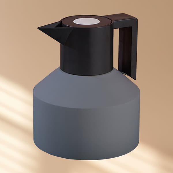 Kaffekande 1,2L Rustfrit Stål Varmebevarende Isolering Termisk Kaffekande til Te Kaffe Grå