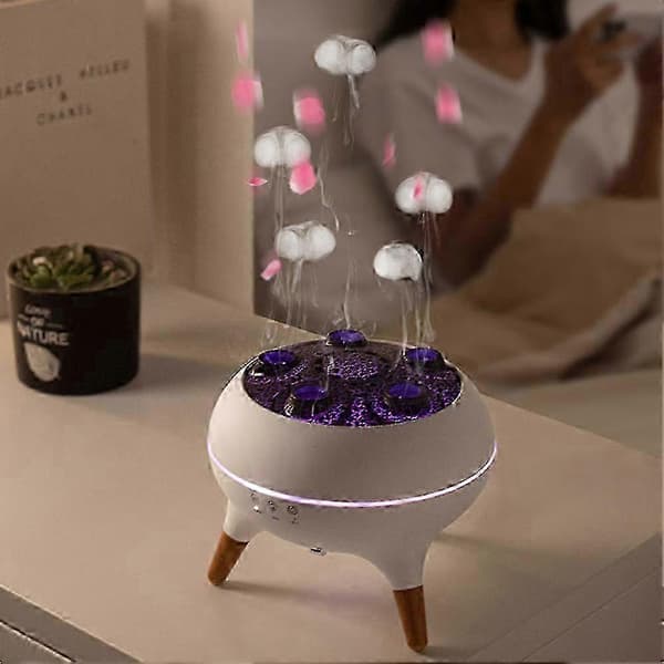 Dynamiska Dansande Maneter Luftfuktare 250ml Eterisk Olja Diffusorer 7-färgs LED Manet Dimma Luftfuktare