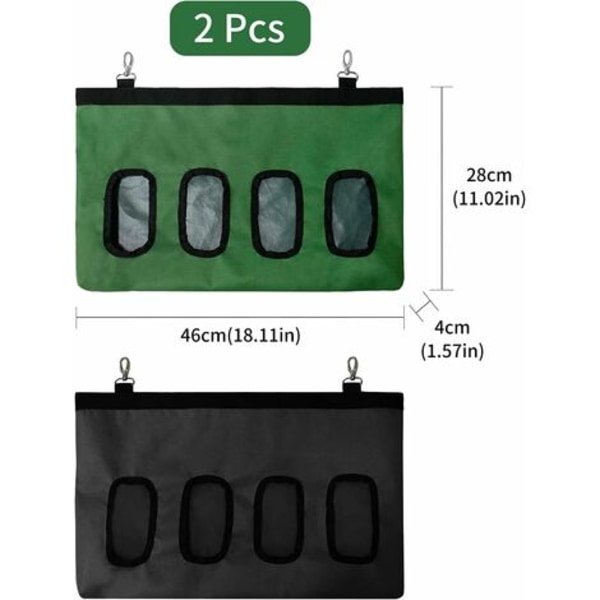 4-håls marsvin höpåse kanin hö foderpåsar små djur hängande foderpåse Vattentät förvaring Oxford tyg djur