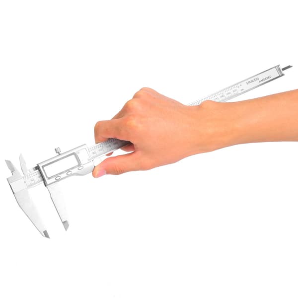 Højpræcisions Digital Vernier Caliper 0-300mm Rustfrit Stål Mikrometer Lineal