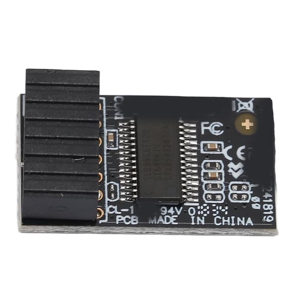 TPM 2.0 Modul LPC 14Pin Sikker Lagring Kryptering Sikkerhetskort for ASUS Hovedkort Windows 10 11