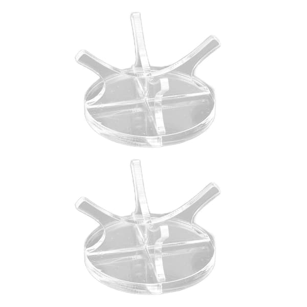 2 st golfbollsställ hög stabilitet stark fasthet enkelt basebollställ transparent 2 stycken