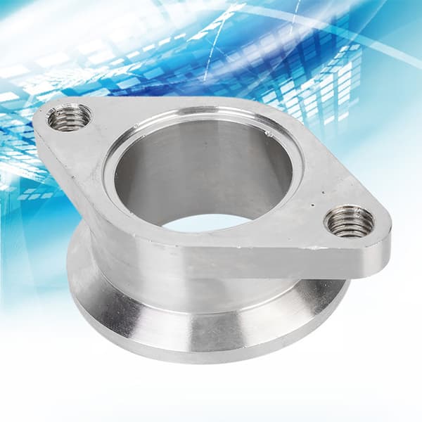 Universal Rustfrit Stål 1.5in til 1.7in V Bånd MV R Wastegate Flange Adapter