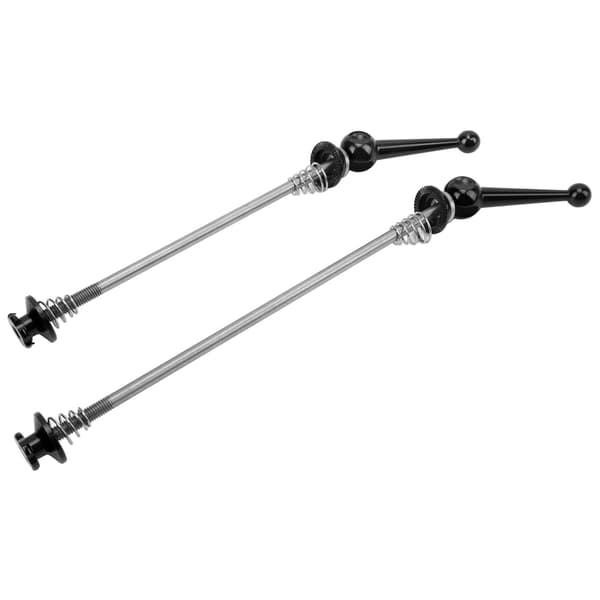 CANSUCC 2 stk. Cykelhjul Spyd Aluminium Legering Quick Release Titanium Stang til Mountain Road Bikes Sort