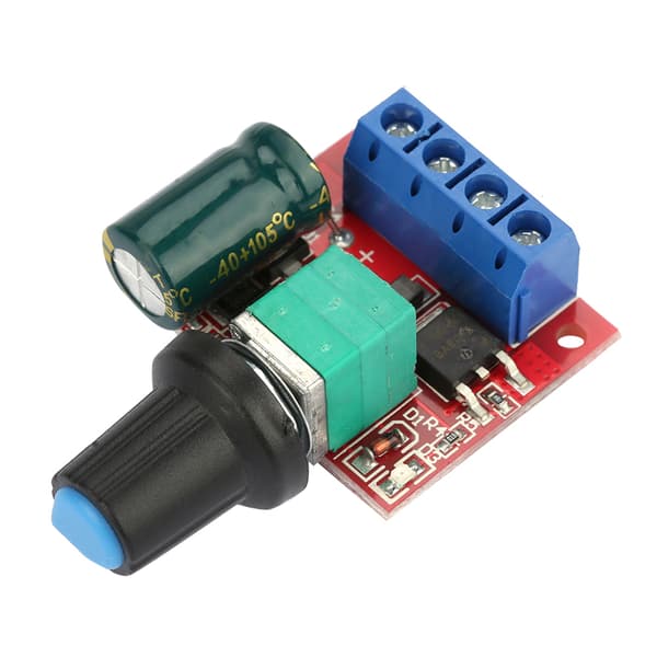 5V til 28V 5A PWM DC Motor Hastighedsregulator Spændingsregulator LED Lysdæmper