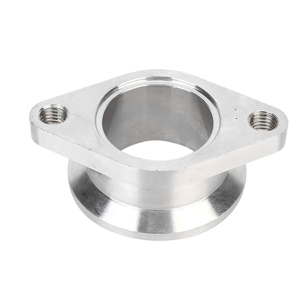 Universal Rustfrit Stål 1.5in til 1.7in V Bånd MV R Wastegate Flange Adapter