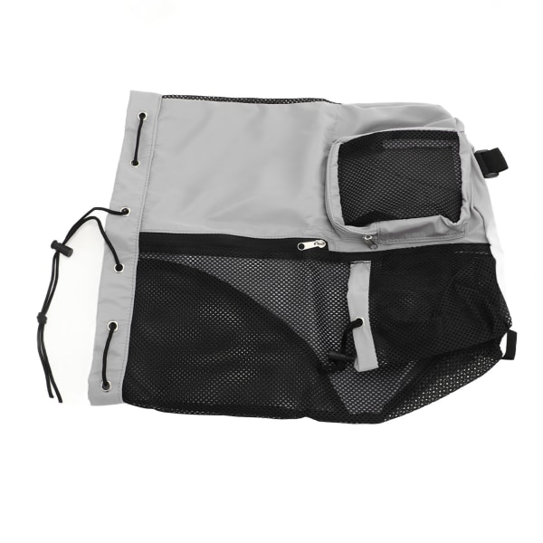 Outdoor Swim Bag Justerbara remmar Lätt andas och PVC Swim Mesh Beach Ryggsäck för Gym Grey Gray