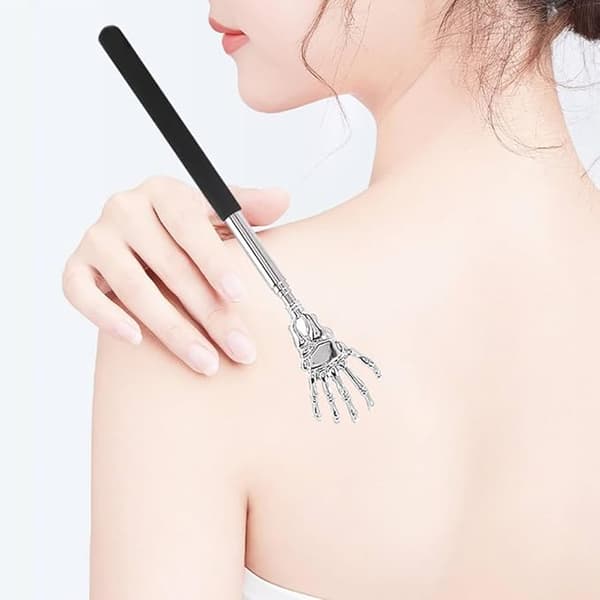 Back Scratcher, Extendable Back Scratcher, Telescopic Stainless Steel Back Scratcher, Portable Extendable Back Scratcher