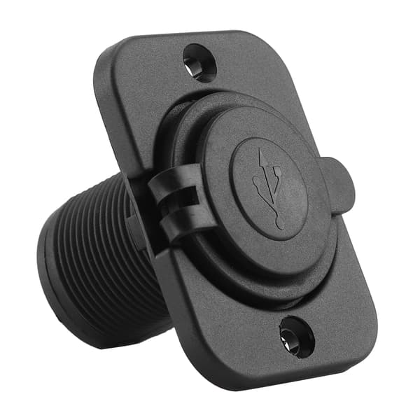 12V Dobbel USB Billader Sigarettenner Splitter Strømadapter