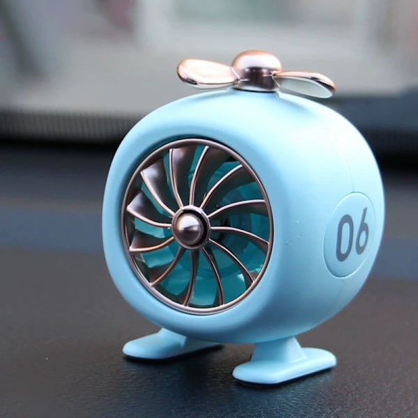 Blåbelyst billuftfrisker aromaterapi ventilasjonsklips ornament