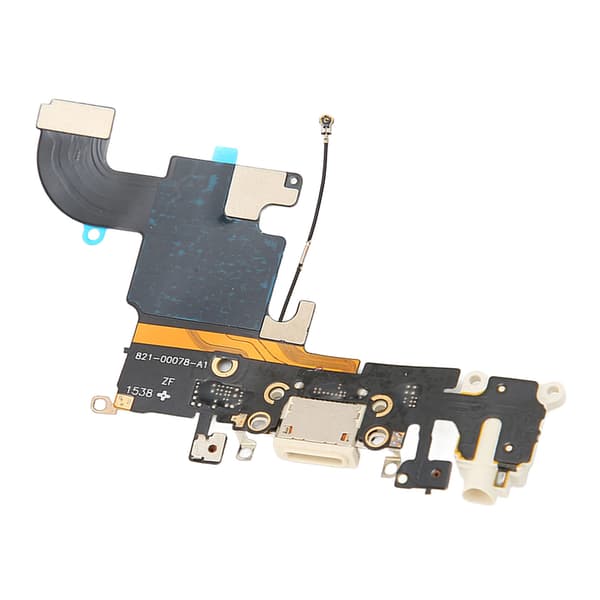iPhone 6S Ladeport Dock Connector Flex Kabel Profesjonell Ladedock Hvit